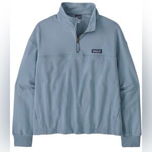 Patagonia Women's Light Blue Zip-Up Sweater
